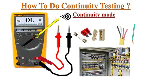 checking continuity of an junction box|multimeter continuity readings.